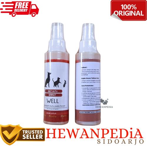 Jual WELL OBAT KUTU SEMPROT - Efektif Aman Basmi Kutu Anjing Kucing ...