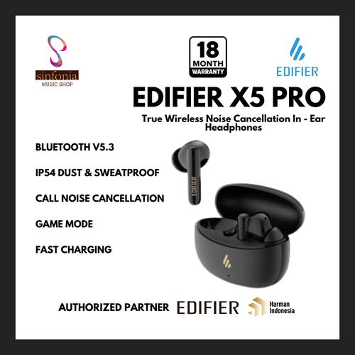 Jual EDIFIER X5 Pro True Wireless Noise Cancellation In - Ear ...
