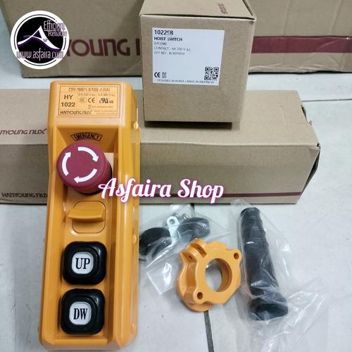 Jual PENDANT HOIST SWITCH 2 TOMBOL PLUS EMERGENCY HANYOUNG - Jakarta ...