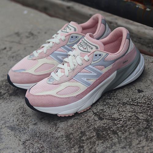 Jual NEW BALANCE 990v6 GS PINK GREY ORIGINAL GC990PK6 - 38 - Kota