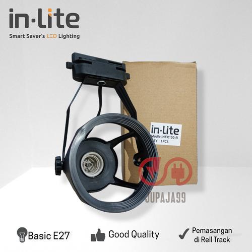 Promo KAP RELL E27 INLITE INFX100 / RUMAH LAMPU / RELL TRACK / TRACK ...