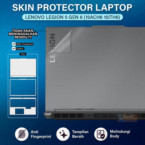 Adesivo In Pelle/Carbonio Per Lenovo Legion 5 15.6