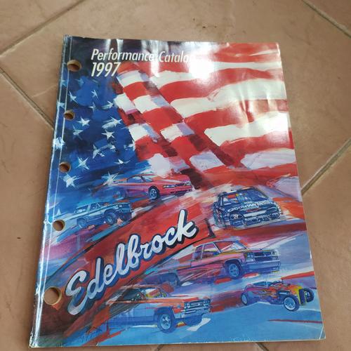 Jual buku edelbrock performance catalog 1997 V8 engine muscle car