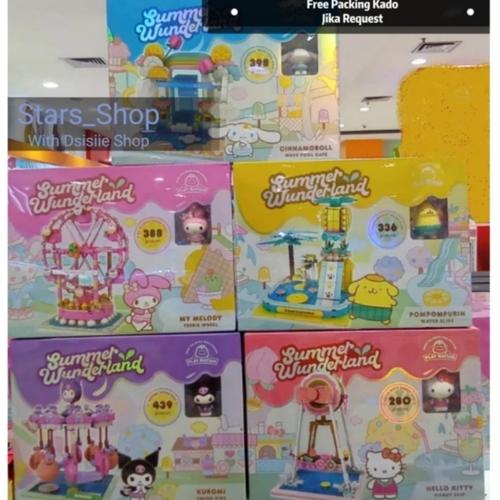 Jual Summer Wonderland Wunderland Sanrio Original Hello Kitty , Kuromi