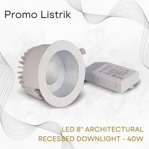 Jual NEROLIGHT Lampu LED 8 Inch Architectural Recessed Downlight - 40W ...