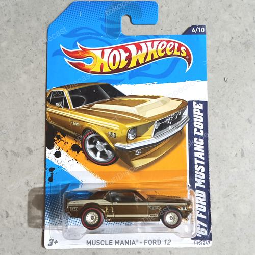 Hot Wheels 67 Mustang - Muscle Mania Série 3/10 - Modèle 1:64 Noir - JBB13 - Carte Courte - Mattel 2025 - Pour Collectionneurs & Enfants