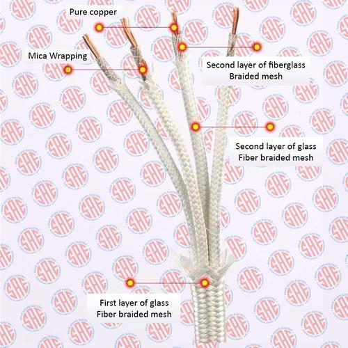 Jual Kabel heater multicore Resistant 500℃ cable 2x 2,5mm Jakarta