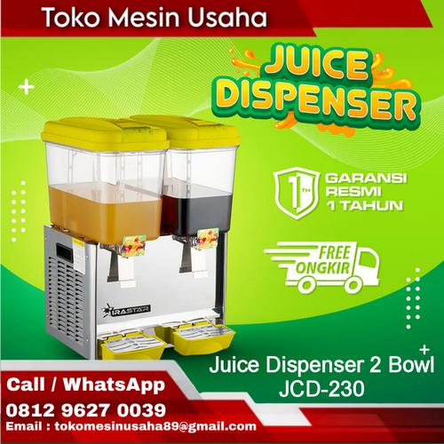 Jual MESIN JUICE DISPENSER PENDINGIN MINUMAN 2 TABUNG JCD230 WIRASTAR