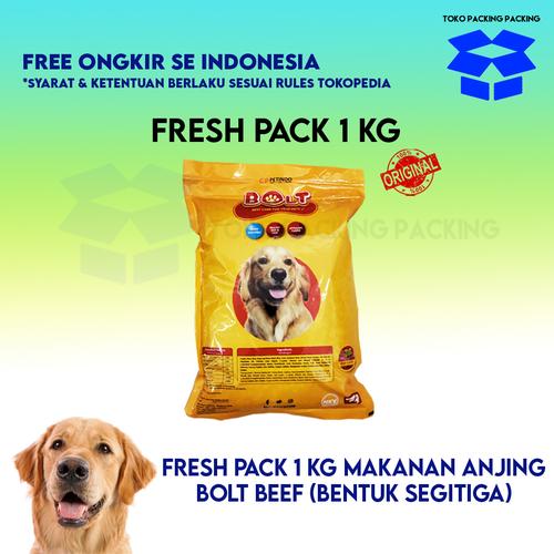 Jual Makanan Anjing BOLT DOG FOOD BEEF FRESH PACK 1 KG - Jakarta Pusat ...