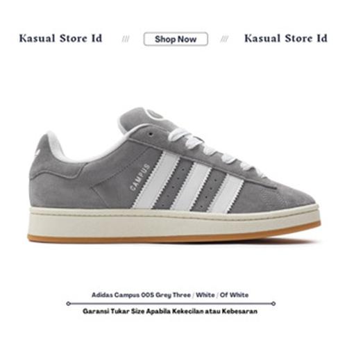 Adidas Campus 00s Grey Three White Of White Grey, 40 di Kasual Store  Id Tokopedia