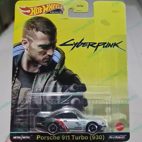 Hot Wheels Premium Porsche 911 Turbo - Édition Cyberpunk 2077 - Boîte Neuve