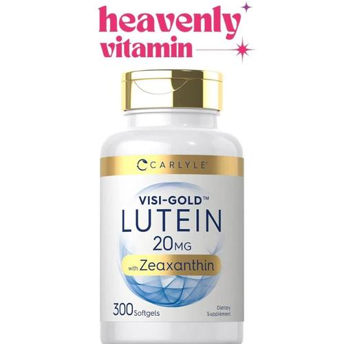 Jual CARLYLE VISIGOLD LUTEIN 20 mg with Zeaxanthin 300 Softgels