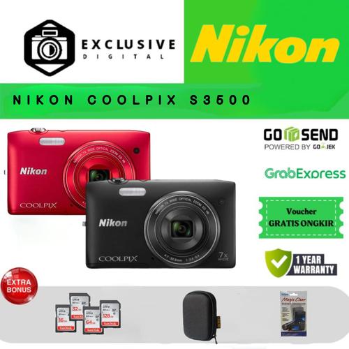 4876 Nikon ニコン COOLPIX S3500 シルバー デジカメ KAMERA NIKON