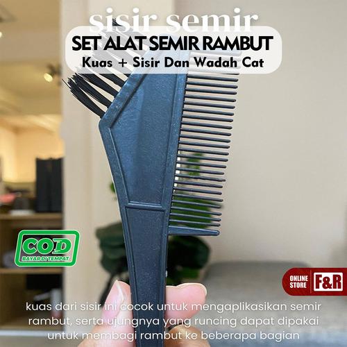 Promo Set Semir Rambut 2 in 1 Serbaguna Alat Cat Semir Rambut Hair ...