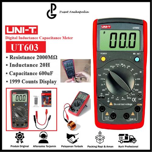 Promo UNI-T UT603 Meteran Penguji LCR Ketahanan Induktansi Kapasitor ...