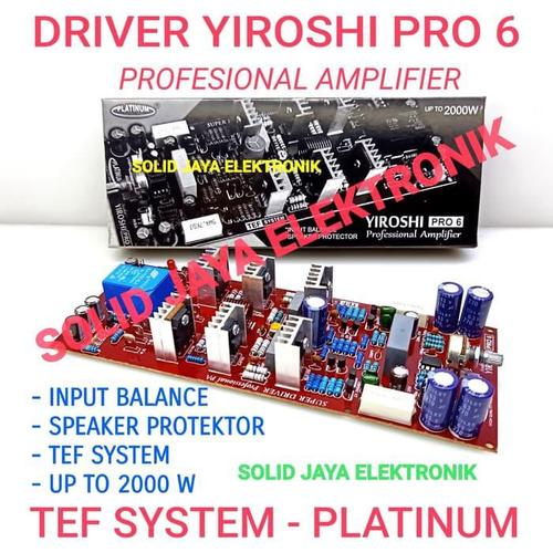 Jual KIT DRIVER POWER YIROSHI PRO 6 TEF SYSTEM UP TO 2000W DRIVER POWER