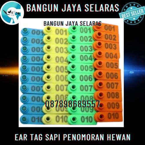 Jual Ear tag Sapi Penomoran Hewan Identifikasi Hewan dengan Mudah ...