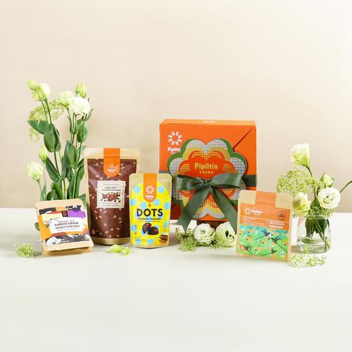 Promo Pipiltin Cocoa Chocolate Chocolate Gift Joy Box Hampers Round Hampers Jakarta