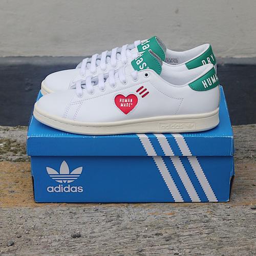 Jual ADIDAS STAN SMITH X HUMAN MADE WHITE ORIGINAL 45 Kota