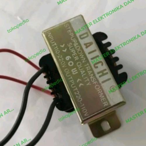 Trafo Arduino Jual trafo travo step up down 60w 60watt daiichi daichi 220v to 110v ...