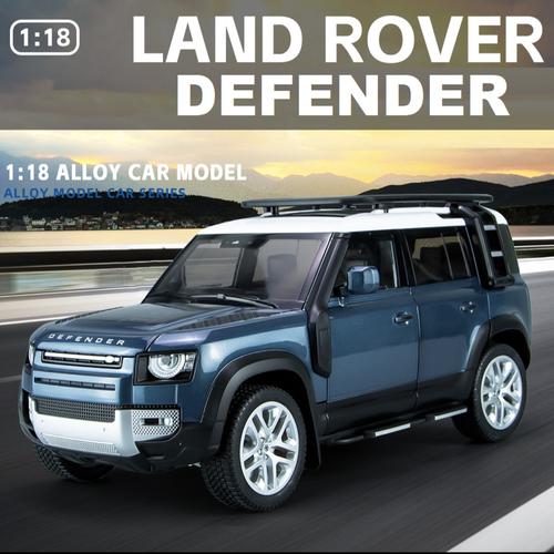Promo Diecast Land Rover Defender Scala 1:18 Metal Alloy - Biru ...