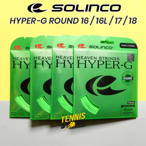 Solinco Hyper-G 16g Tennis String - 2 Pack Co-Poly Spin Strings