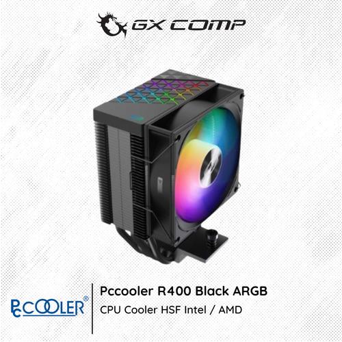Jual Pccooler R400 Black ARGB | CPU Cooler HSF Intel / AMD - Kota ...