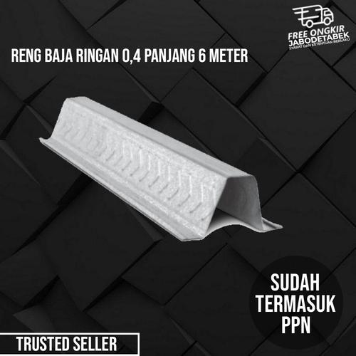 Jual Reng Baja Ringan 0,4 Panjang 6 Meter | Reng Baja Ringan 0.4 6 ...