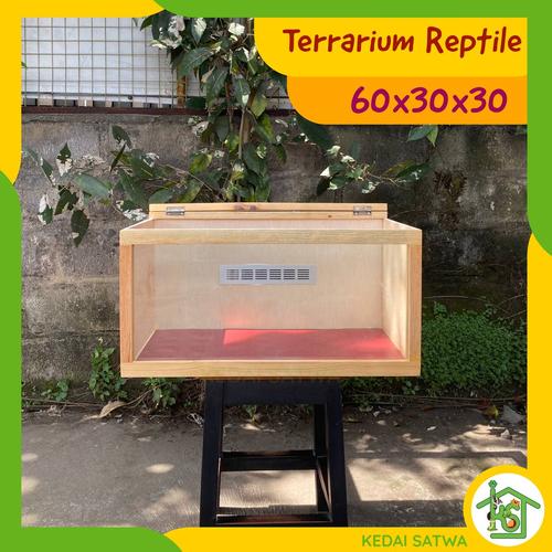 Jual Reptile Terrarium Kayu Kandang Reptil Ular Panana Bearded Dragon