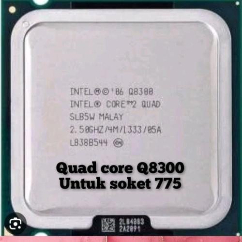 Jual PROCESSOR QUAD CORE Q8300 PROCESSOR CORE2 QUAD Q8300 CORE 2 QUAD