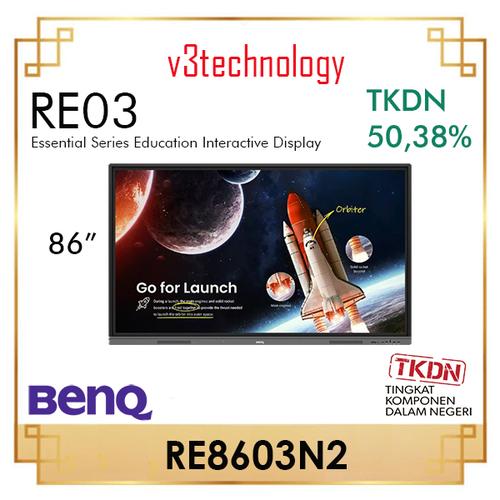 Panel Rambu Tkdn Jual BENQ RE8603N2 TKDN - Interactive Flat Panel Essential Series ...