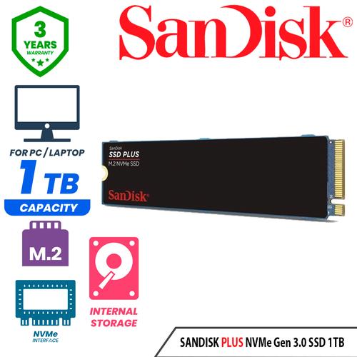 Nvme Ssd Plus Sandisk 1tb Sandisk Ssd Plus Sandisk Ultra 1tb Nvme