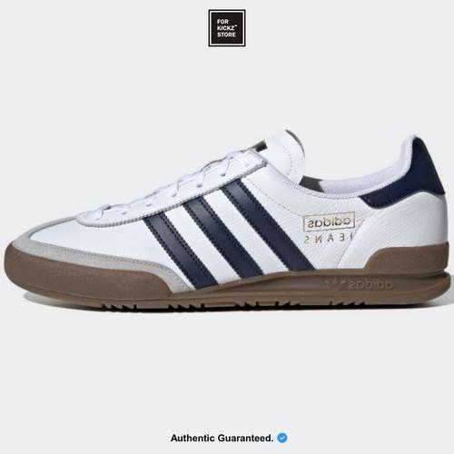 Jual ADIDAS JEANS WHITE COLLEGE NAVY GUM 42 Kota Administrasi
