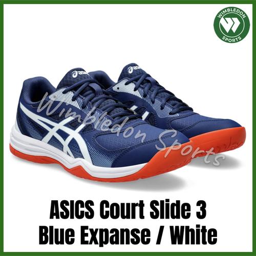 Sepatu Asics COURT SLIDE Blue Expanse Sepatu Tenis ASICS ORIGINAL  di Wimbledonsports Tokopedia