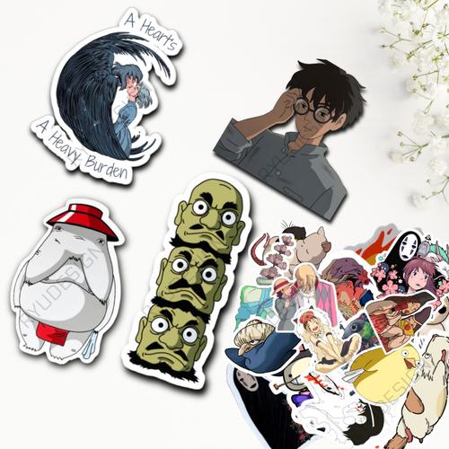 Promo Stiker Pack Anime Ghibli Studio Sticker Waterproof Vinyl High ...