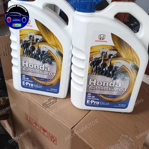 Jual Honda Epro Blue Sae 5w30 4L Fully Synthetic |Gratis filter Oil ...