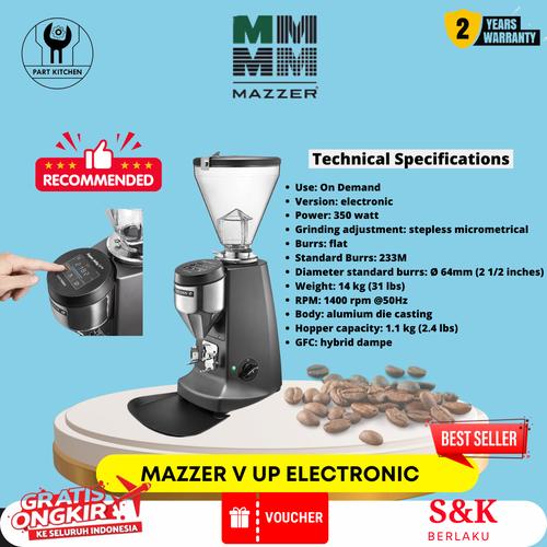 Coffee Grinder Mazzer Super Jolly Electronic di Part Kitchen Id Tokopedia