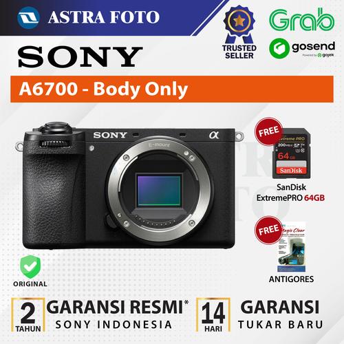 Promo Sony Alpha A6700 A 6700 Body Only Mirrorless Camera Cicil 0% 3x ...