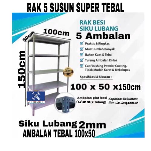 Jual SUPER TEBAL Rak 5 susun multifungsi /rak tingkat 5 susun AMBALAN ...