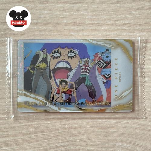 Jual Luffy Buggy Crocodile Ivankov Jinbe One Piece R Wafer Card TCG