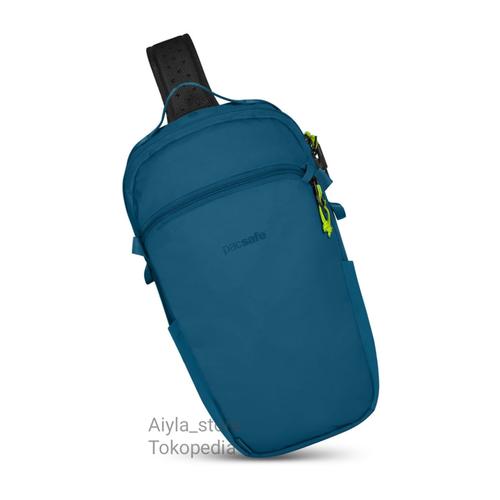 Tas Sling Pacsafe Eco 12 L Anti-Theft Sling Backpack Anti Maling Econyl  Grv Gray di Aiylastore Luggage Tokopedia