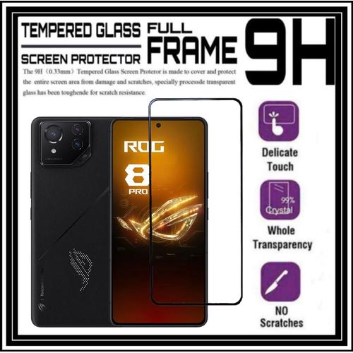 Jual Asus Rog Phone 8 / 8 Pro Tempered Glass Full Frame Anti Gores ...