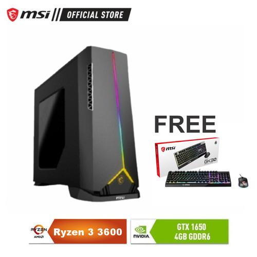 Promo MSI PC Gaming META S-017 RYZEN 5-3600 8GB 1TB+256GB NVIDIA