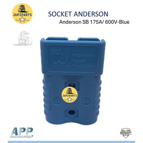 Sb175a Jual Socket Battery Original Anderson SB175A 600V Blue For Forklift ...