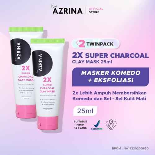 Jual [LEBIH HEMAT] Twinpack Azrina 2x Super Charcoal Clay Mask - Kab ...