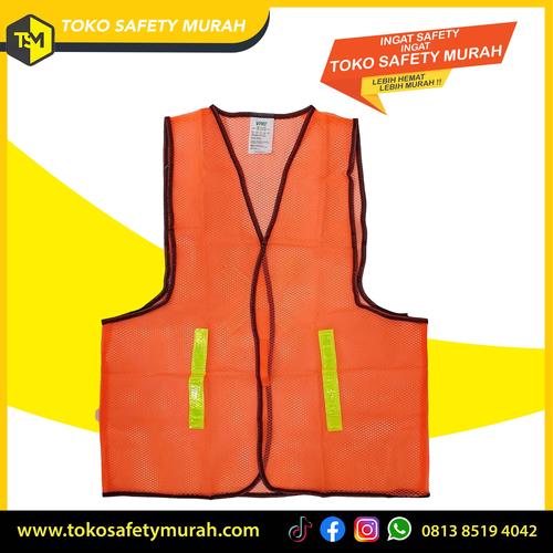 Jual Rompi Jaring Orange / Rompi Safety / Rompi Vest Good Quality Jakarta Pusat Toko Safety
