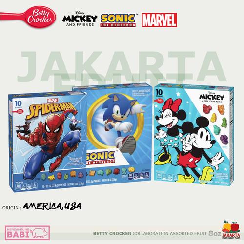 Jual BETTY CROCKER COLLABORATION ASSORTED FRUIT / Mickey And Friends
