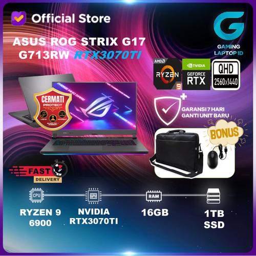 Promo ASUS ROG STRIX G17 G713RW RYZEN 9 6900 RTX3070TI 8GB/ 32GB 1TB ...