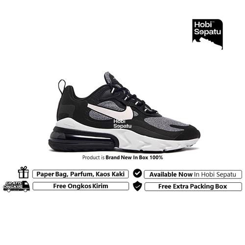 Promo Nike Air Max 270 React Black Vast Grey 39 Kota Bandung