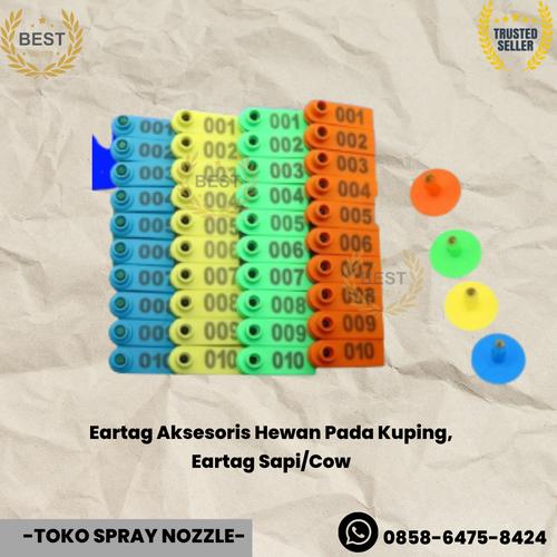 Jual ECO Eartag Hewan Pada Kuping, Eartag Sapi Ternak, Anting Sapi ...